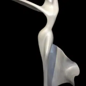 Mujer al viento