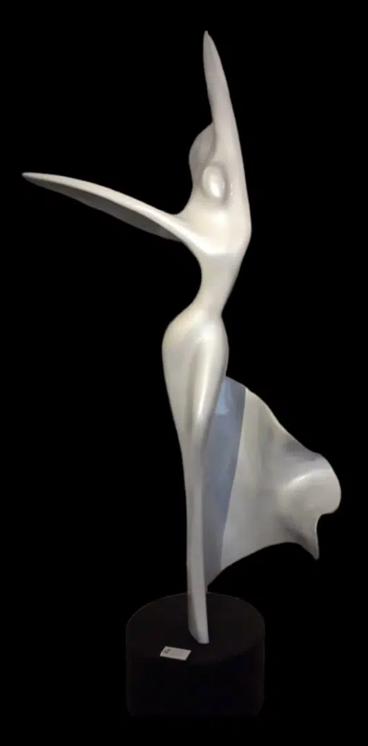 Mujer al viento