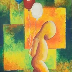 Niño con globos